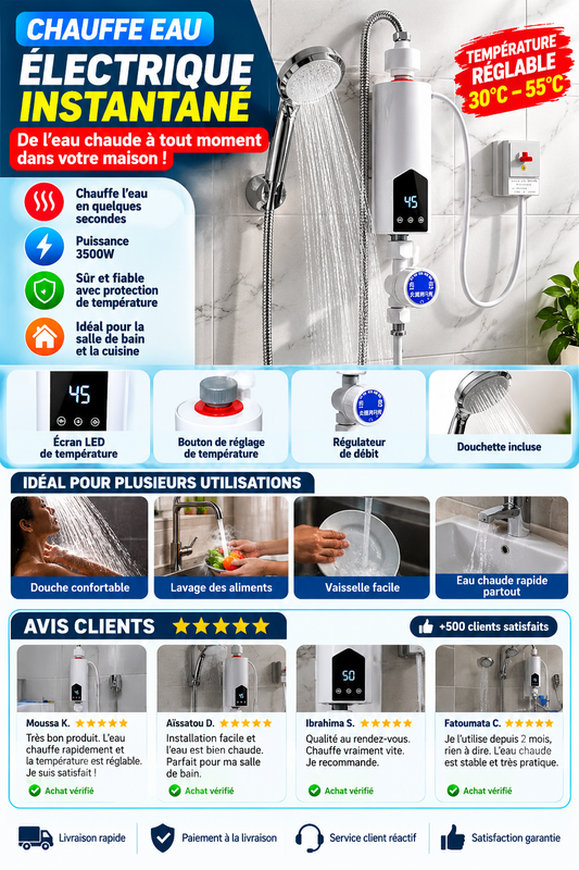 CHAUFFE EAU PORTABLE